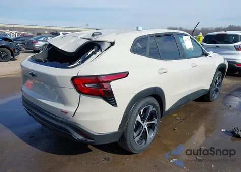 2026 Chevrolet Trax Fwd 1Rs из США, поврежденный, VIN KL77LGEP8TC073816